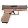 Glock 19 G4 9mm Luger 4.02in Patriot Brown Cerakote Pistol - 15+1 Rounds - Brown