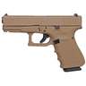 Glock 19 G4 FDE 9mm Luger 4.02in Flat Dark Earth Pistol - 15+1 Rounds