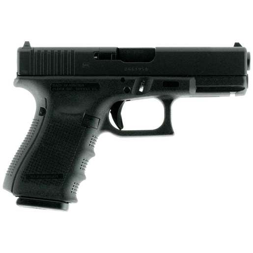 Glock 19 Gen4 MOS 9mm Luger 4.02in Black Nitride Pistol - 10+1 Rounds - Compact image