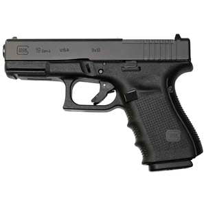 Glock 19 Gen4 MOS 9mm Luger 4.02in Black Nitride Pistol - 15+1 Rounds