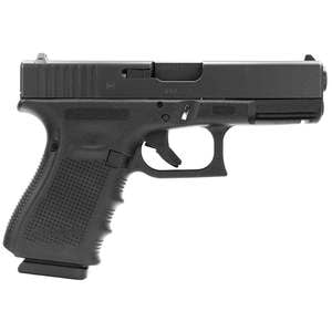 Glock 19 Gen4 Night Sights 9mm Luger 4.02in Black Pistol - 15+1 Rounds