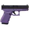 Glock 19 G4 Purple 9mm Luger 4.02in Elite Black Pistol - 15+1 Rounds - Purple
