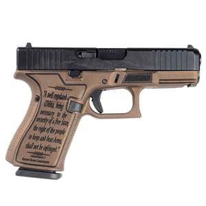 Glock 19 Gen5 2nd Amendment 9mm Luger 4in Burnt Bronze Pistol - 15+1 Rounds