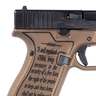 Glock 19 G5 2nd Amendment 9mm Luger 4in Burnt Bronze Pistol - 15+1 Rounds - Brown