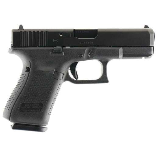 Glock 19 Gen5 AmeriGlo Bold Sights 9mm Luger 4.02in Black nDLC Pistol - 10+1 Rounds - Black Compact image