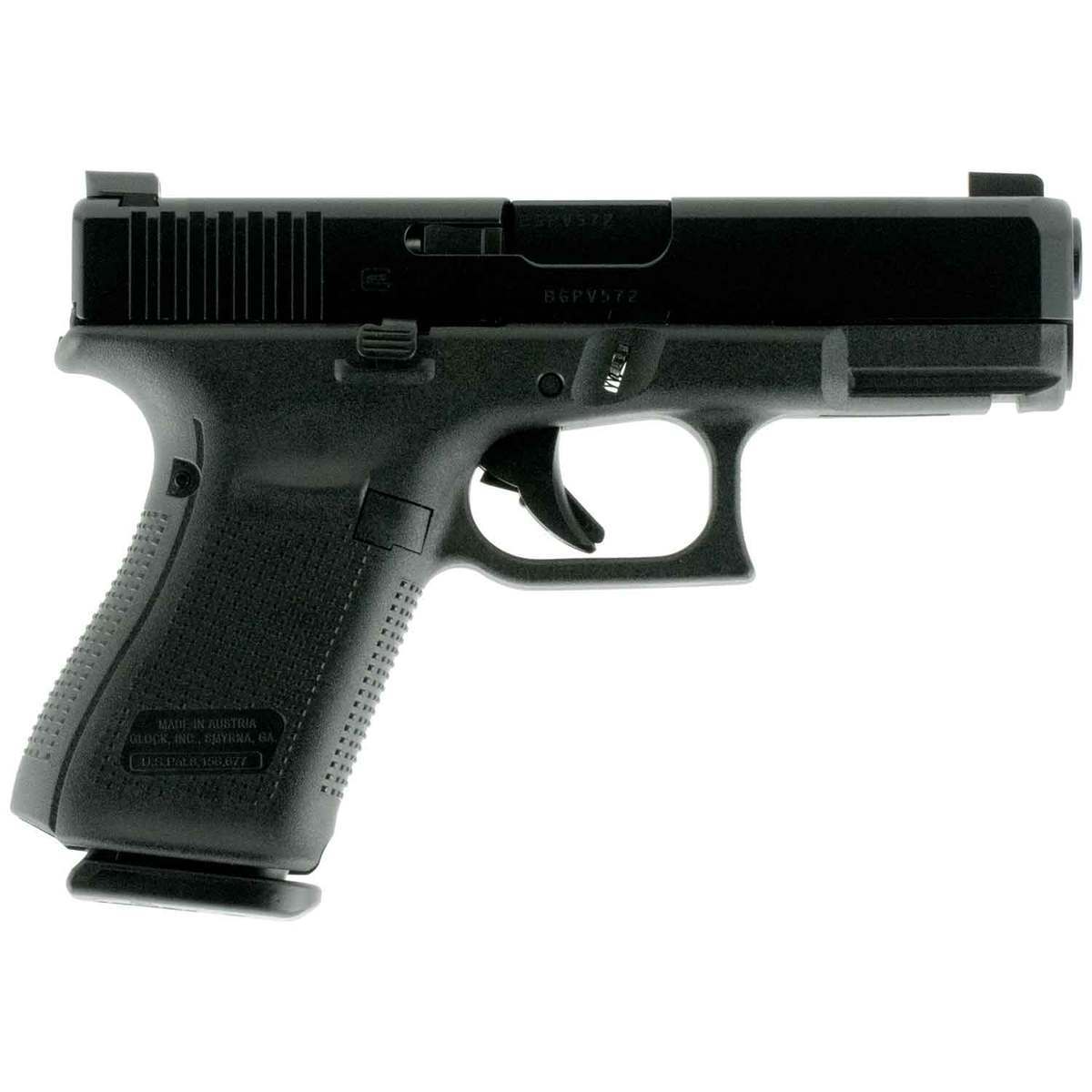 Glock 19 G5 AmeriGlo Sights 9mm Luger 4.02in Black nDLC Pistol - 15+1 Rounds - Black Glock 19 G5 AmeriGlo Sights 9mm Luger 4.02in Black nDLC Pistol - 15+1 Rounds - Black