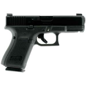 Glock 19 Gen5 AmeriGlo Sights 9mm Luger 4.02in Black nDLC Pistol - 15+1 Rounds