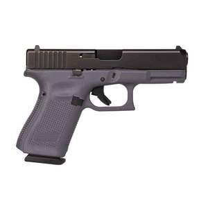 Glock 19 G5 Front Serrations 9mm Luger 4in Gray Pistol - 15+1 Rounds
