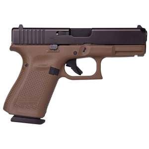 Glock 19 G5 Rail 9mm Luger 4in FDE Pistol - 15+1 Rounds