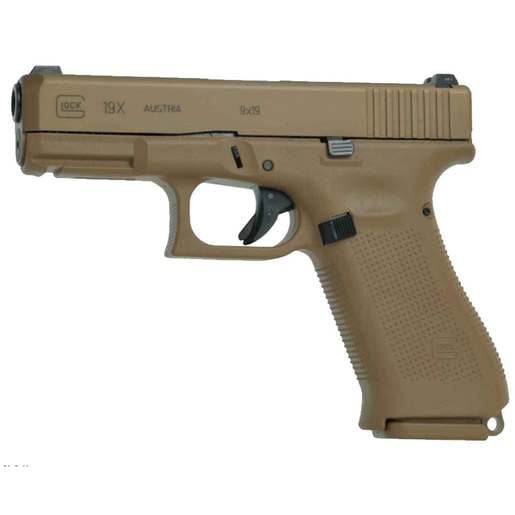 Glock 19X G5 9mm Luger 4.02in FDE Pistol - 17+1 Rounds - Tan Compact image