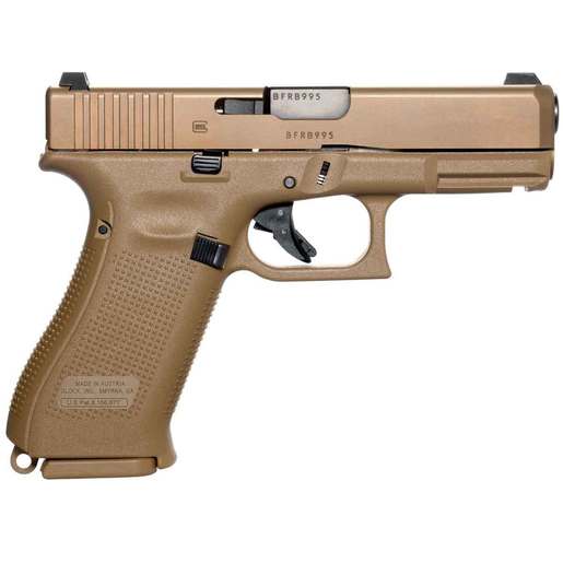 Glock 19X G5 9mm Luger 402in FDE Pistol  191 Rounds  Compact