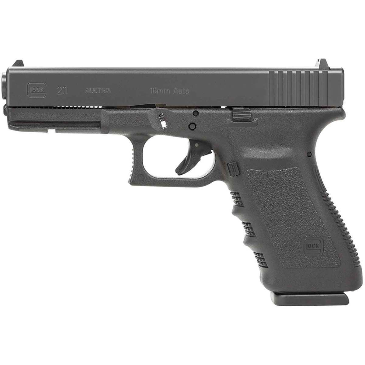 Glock 20SF 10mm Auto 4.61in Black Nitride Pistol - 15+1 Rounds - Black Glock 20SF 10mm Auto 4.61in Black Nitride Pistol - 15+1 Rounds - Black