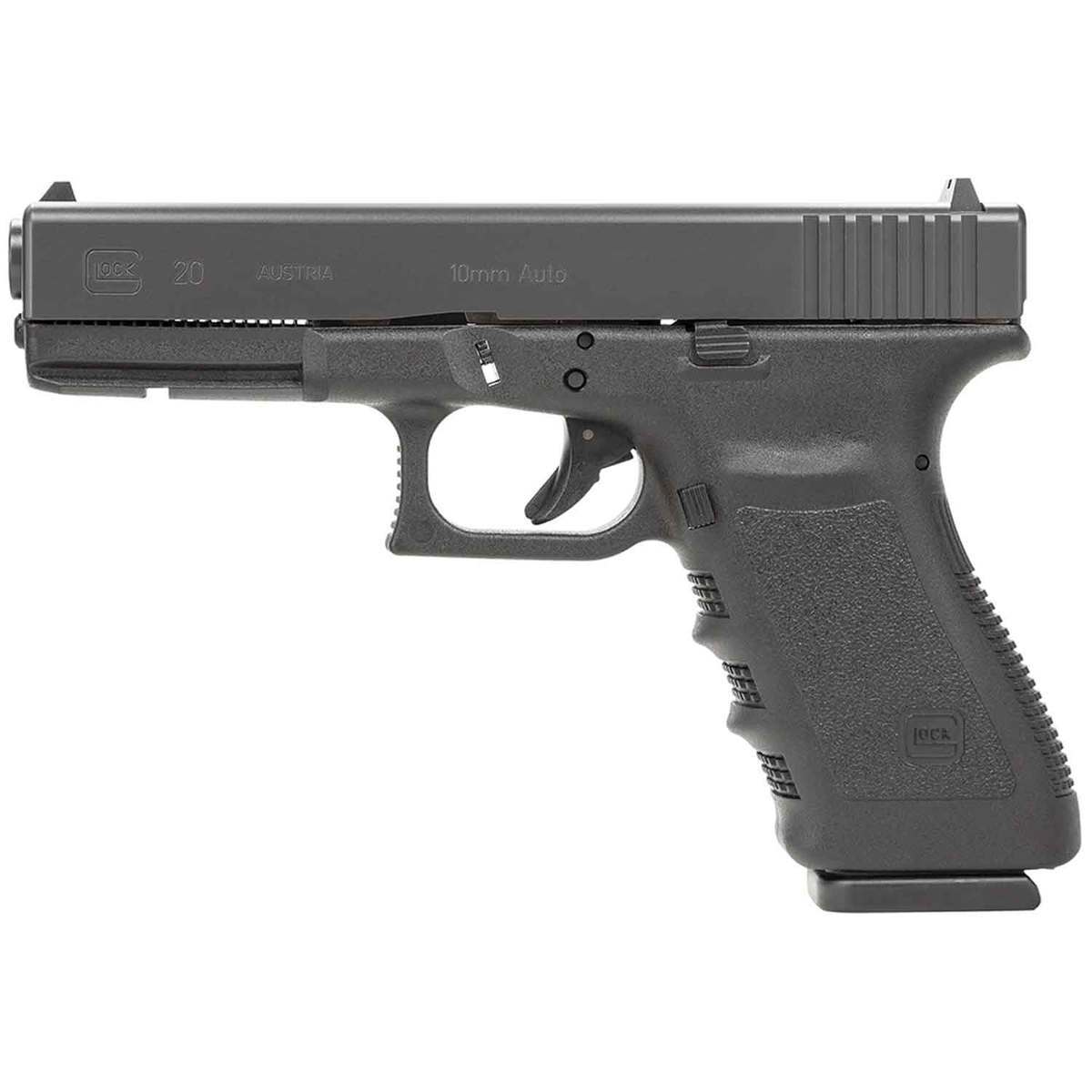 Glock 20SF 10mm Auto 4.6in Black Pistol - 10+1 Rounds - California Compliant Glock 20SF 10mm Auto 4.6in Black Pistol - 10+1 Rounds - California Compliant
