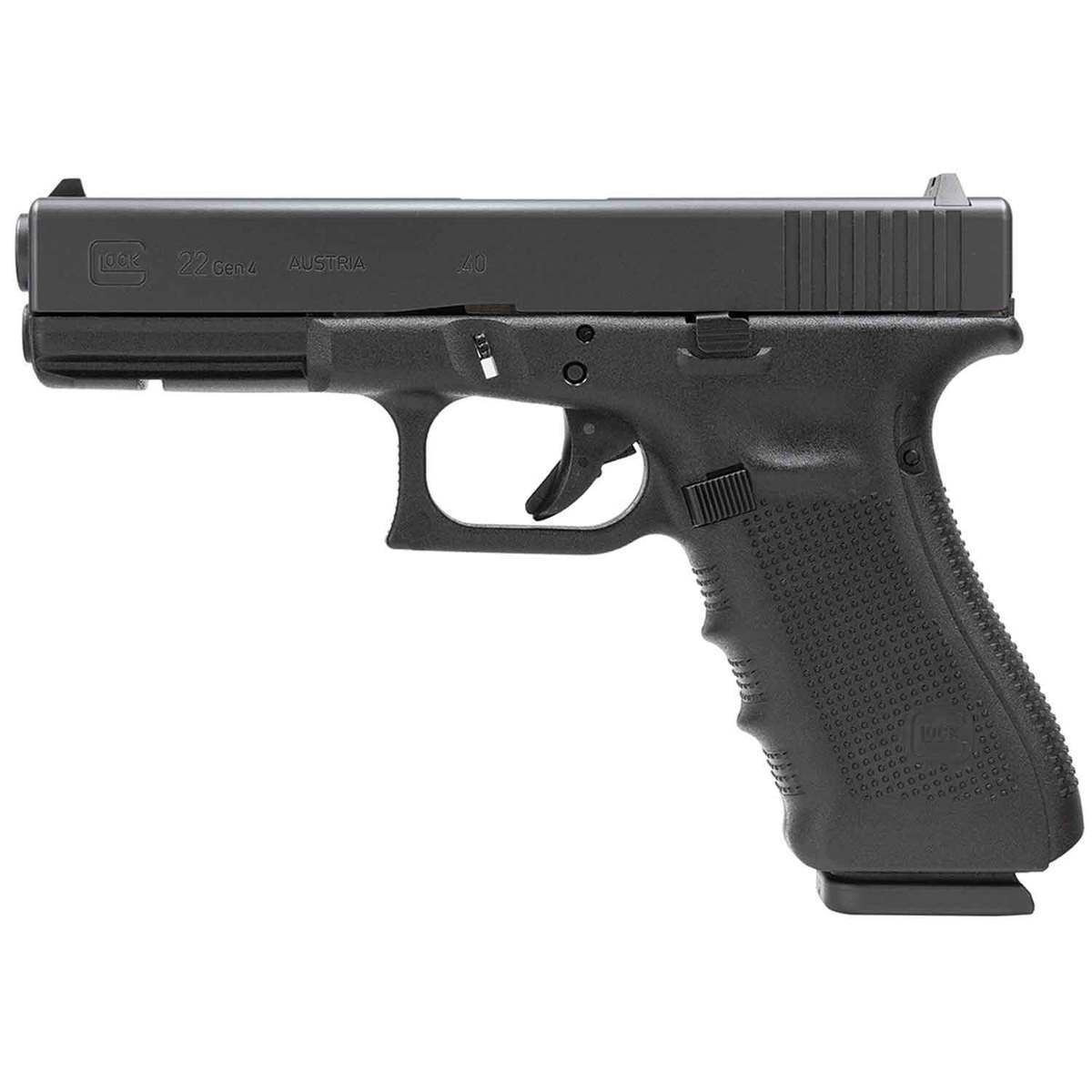 Glock 22 G4 40 S&W 4.49in Black Pistol - 15+1 Rounds Glock 22 G4 40 S&W 4.49in Black Pistol - 15+1 Rounds