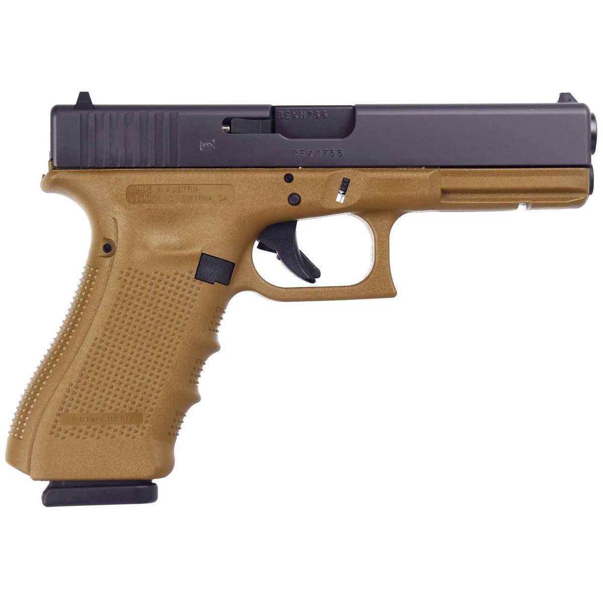 Glock 22 G4 40 S&W 4.49in FDE/Black Pistol - 10+1 Rounds Glock 22 G4 40 S&W 4.49in FDE/Black Pistol - 10+1 Rounds