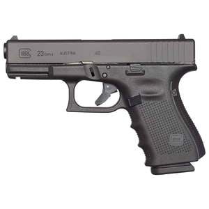 Glock 23 G4 40 S&W 4.01in Black Pistol - 13+1 Rounds