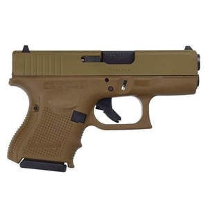 Glock 26 Gen4 9mm Luger 3.43in FDE Cerakote Pistol - 10+1 Rounds