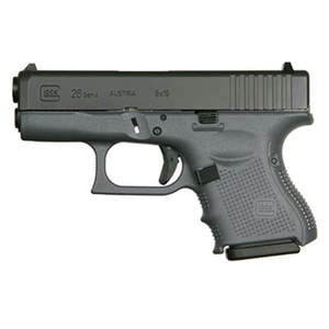 Glock 26 G4 9mm Luger 3.43in Gray/Black Pistol - 10+1 Rounds