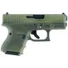 Glock 26 G4 9mm Luger 3.43in OD Green Battleworn Cerakote Pistol - 10+1 Rounds