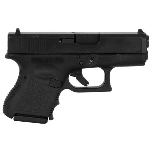 Glock 26 White Dot/Outline Sights 9mm Luger 3.43in Black Pistol - 10+1 Rounds - Black Subcompact image