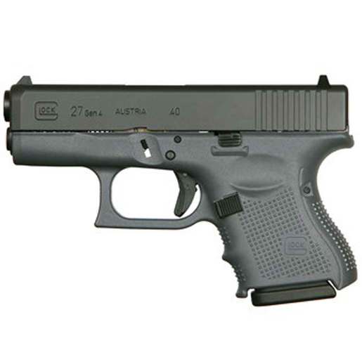 Glock 27 Gen4 40 S&W 3.43in Gray/Black Pistol - 9+1 Rounds - Subcompact image