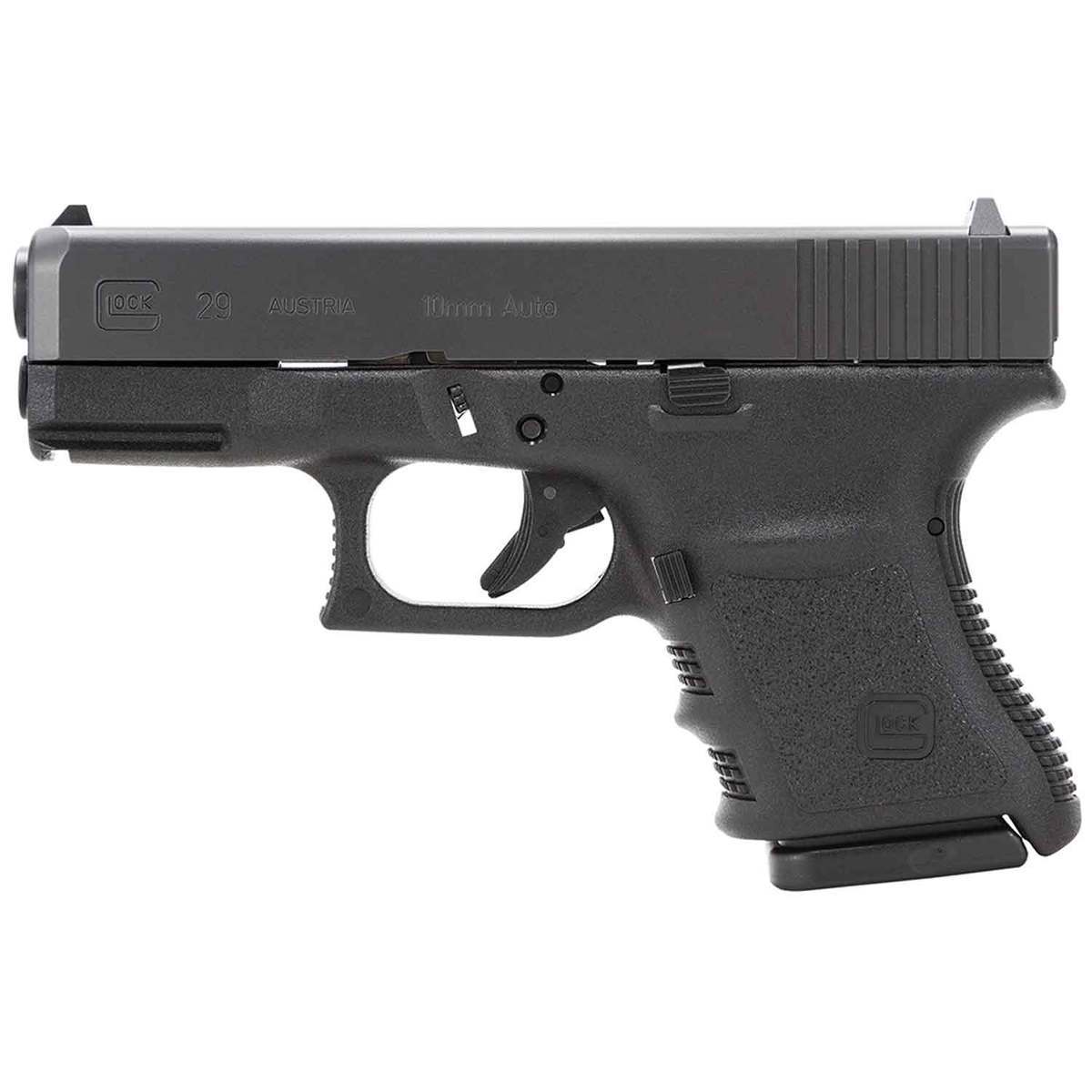 Glock 29SF 10mm Auto 3.78in Black Nitrite Pistol - 10+1 Rounds Glock 29SF 10mm Auto 3.78in Black Nitrite Pistol - 10+1 Rounds