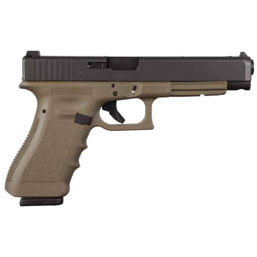 Glock 34 9mm Luger 5.31in OD Green/Black Pistol - 10+1 Rounds - Fullsize image