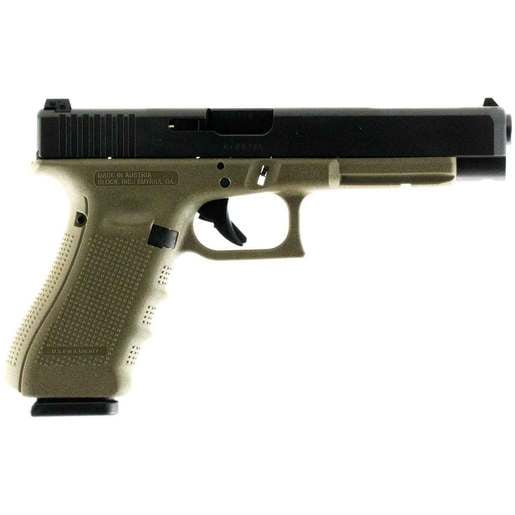 Glock 34 Gen4 9mm Luger 5.31in OD Green/Black Pistol - 17+1 Rounds - Fullsize image