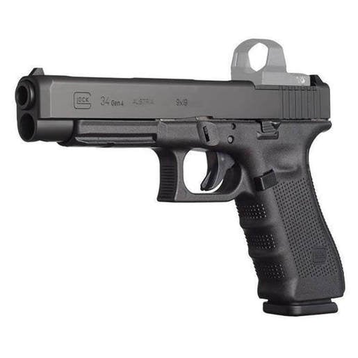 Glock 34 Gen4 MOS 9mm Luger 5.31in Black Pistol - 17+1 Rounds - Black Fullsize image