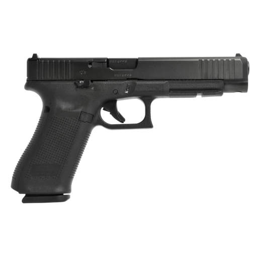 Glock 34 Gen5 MOS 9mm Luger 5.31in Black nDLC Pistol - 17+1 Rounds - Fullsize image