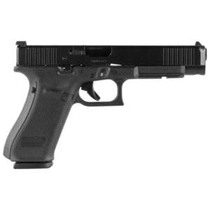 Glock 34 Gen5 MOS 9mm Luger 5.3in Black nDLC Pistol - 17+1 Rounds