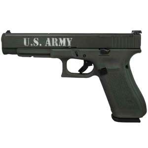 Glock 34 US Army 9mm Luger 5.3in Green Pistol - 17+1 Rounds
