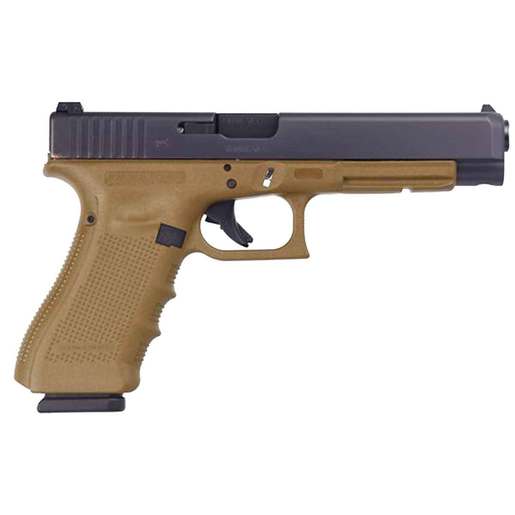 Glock 35 Gen4 40 S&W 5.31in FDE/Black Pistol - 10+1 Rounds - Fullsize image