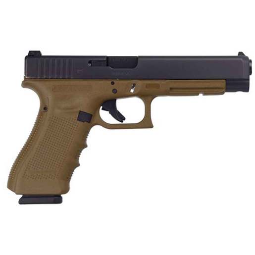 Glock 35 Gen4 40 S&W 5.31in FDE/Black Pistol - 15+1 Rounds - Fullsize image