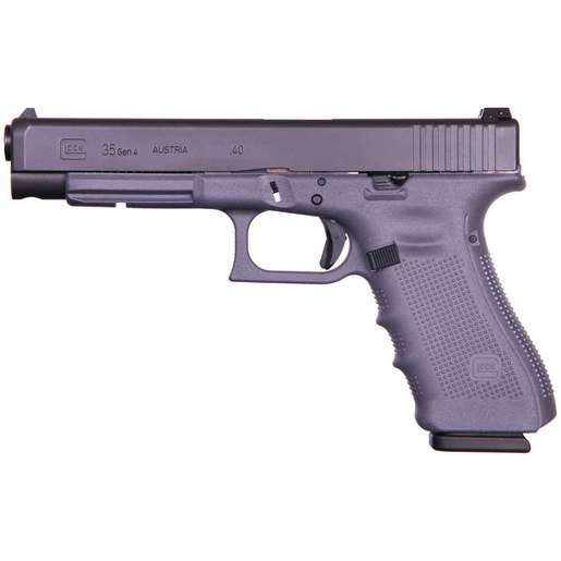 Glock 35 Gen4 40 S&W 5.31in Gray/Black Pistol - 15+1 Rounds - Fullsize image