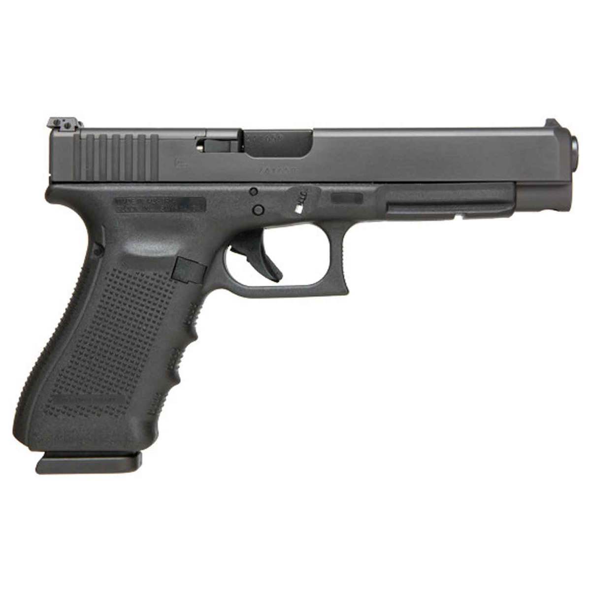 Glock 35 G4 MOS 40 S&W 5.31in Black Nitrite Pistol - 15+1 Rounds - Black Glock 35 G4 MOS 40 S&W 5.31in Black Nitrite Pistol - 15+1 Rounds - Black