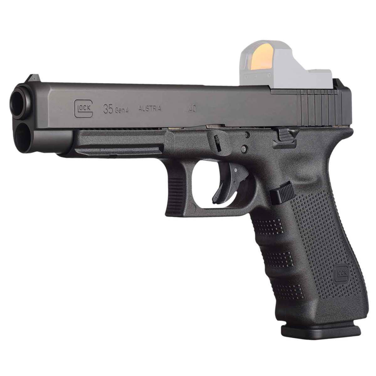 Glock 35 G4 MOS Rail 40 S&W 5.31in Black Pistol - 10+1 Rounds Glock 35 G4 MOS Rail 40 S&W 5.31in Black Pistol - 10+1 Rounds