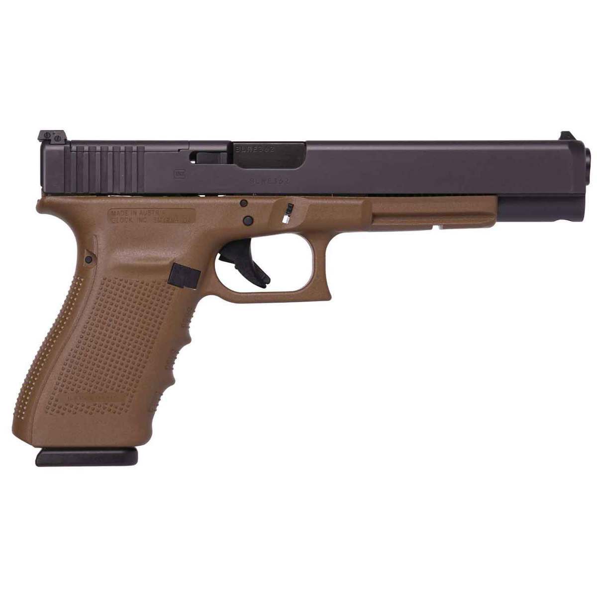 Glock 40 G4 MOS 10mm Auto 6in FDE Pistol - 15+1 Rounds - Flat Dark Earth Glock 40 G4 MOS 10mm Auto 6in FDE Pistol - 15+1 Rounds - Flat Dark Earth