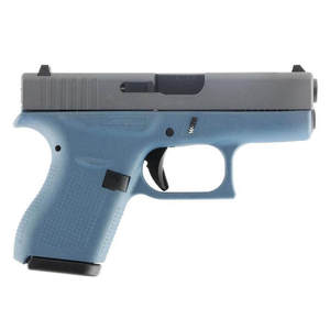Glock 42 380 Auto (ACP) 3.25in Blue Titanium Cerakote Pistol - 6+1 Rounds