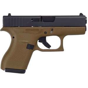 Glock 42 380 Auto (ACP) 3.25in FDE Pistol - 6+1 Rounds
