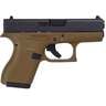 Glock 42 380 Auto (ACP) 3.25in FDE Pistol - 6+1 Rounds - Brown