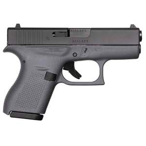 Glock 42 380 Auto (ACP) 3.25in Gray Pistol - 6+1 Rounds