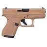 Glock 42 380 Auto (ACP) 3.26in Flat Dark Earth Pistol - 6+1 Rounds - Tan