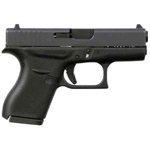 Glock 42 Night Sights 380 Auto (ACP) 3.25in Black Pistol - 6+1 Rounds