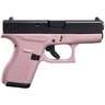 Glock 42 Pink 380 Auto (ACP) 3.26in Elite Black Pistol - 6+1 Rounds - Pink