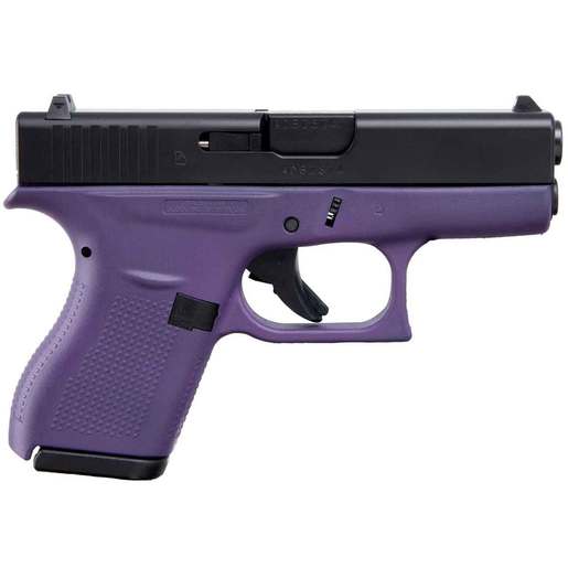 Glock 42 Purple 380 Auto (ACP) 3.26in Elite Black Pistol - 6+1 Rounds - Purple Subcompact image