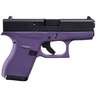 Glock 42 Purple 380 Auto (ACP) 3.26in Elite Black Pistol - 6+1 Rounds - Purple