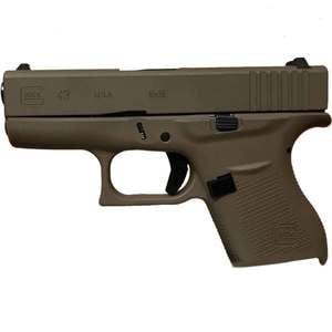Glock 43 9mm Luger 3.25in FDE Pistol - 6+1 Rounds