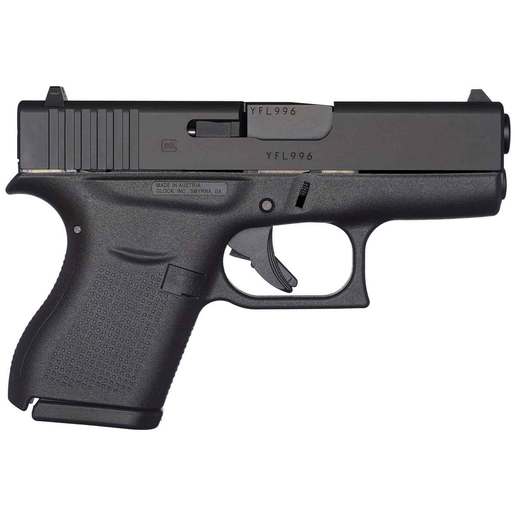 Glock 43 9mm Luger 3.41in Back Nitrite Pistol - 6+1 Rounds - Black Subcompact image
