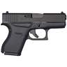 Glock 43 9mm Luger 3.41in Black Nitrite Pistol - 6+1 Rounds - Black